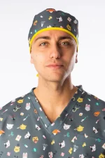 Gorro Quirófano Gris&Roll - Imagen 2